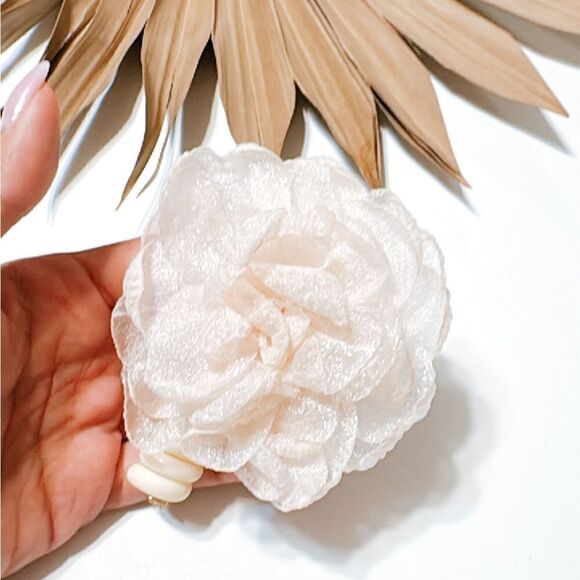 Boho flower hair tie S732 - Picture 4 of 4